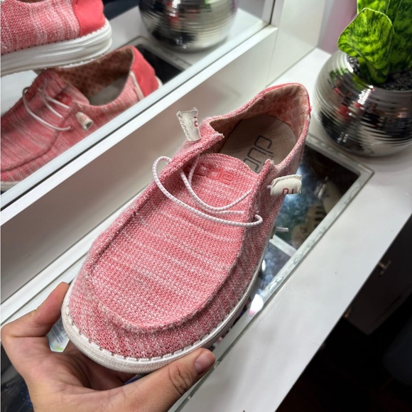 Hey Dude Coral Slip-On Loafers - Picture 4 of 7